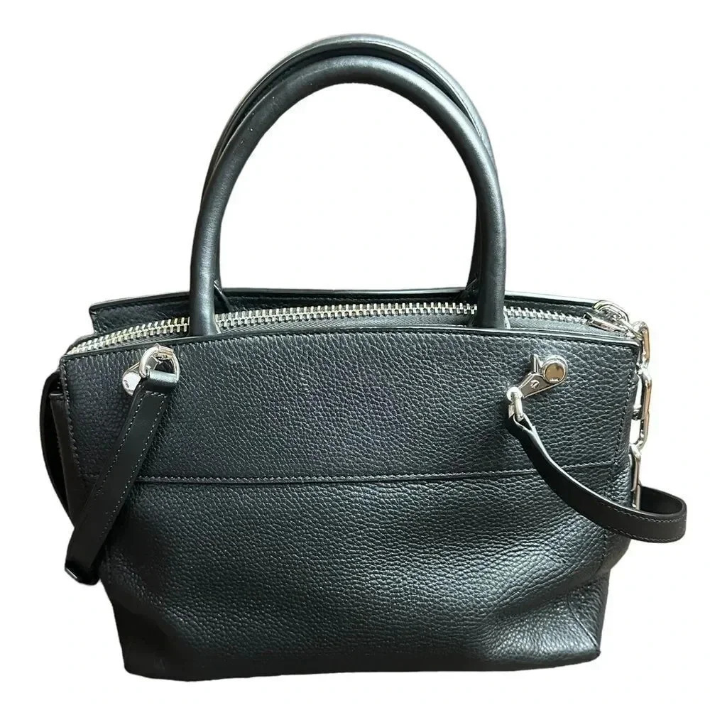 Alexander Wang Black Attica Suede Satchel Bag
